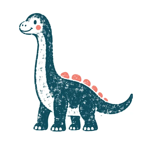 恐竜のイラスト(はんこ)
